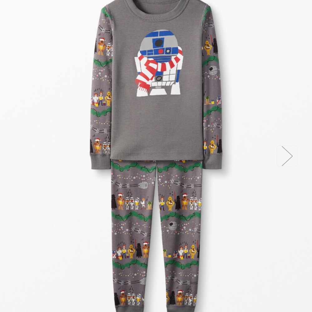 Hanna Andersson Star Wars Christmas Pajamas R2-D2 NWT